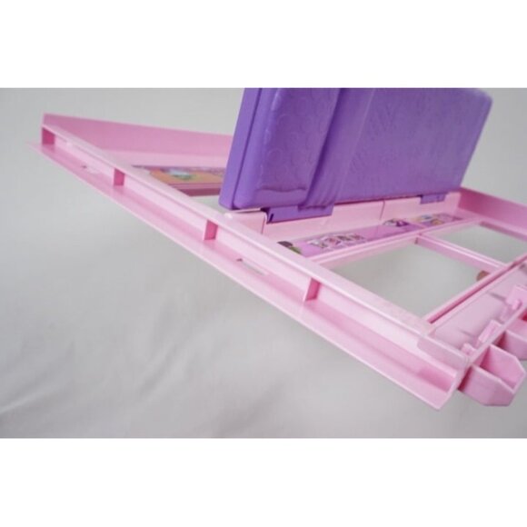 2021 Barbie Dream House Replacement Pink Bedroom Wall GRG93 with Purple Bed - Picture 5 of 6